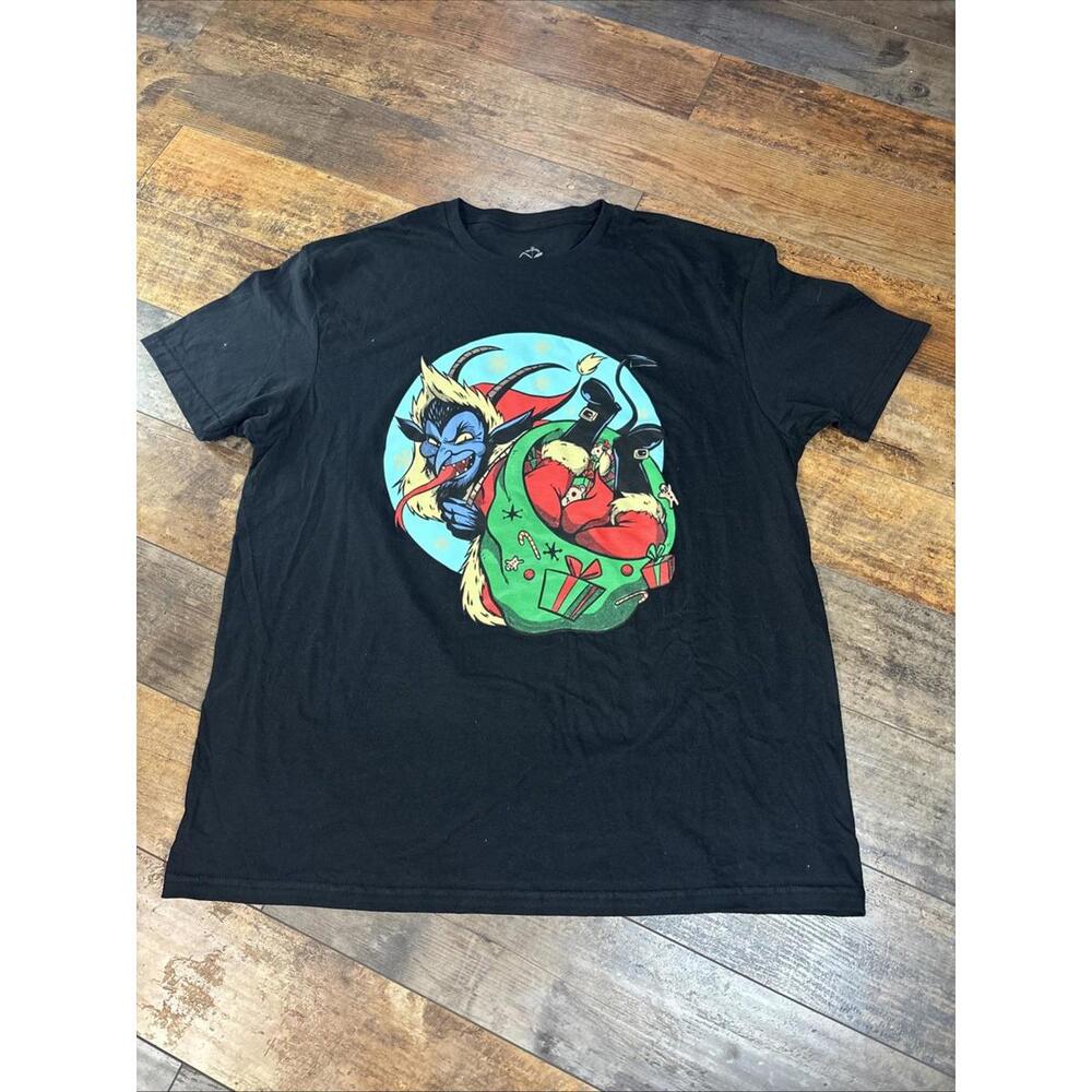 Halloween Shirt Company Unisex‎ Black Goat Graphic Tee LB3 XL